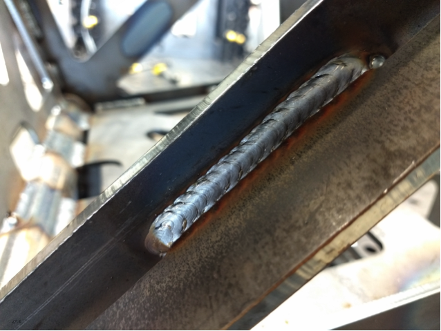 mig welding bicycle frames